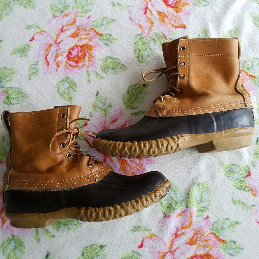 LL Bean Boots | VTG Lace Up Duck Boots